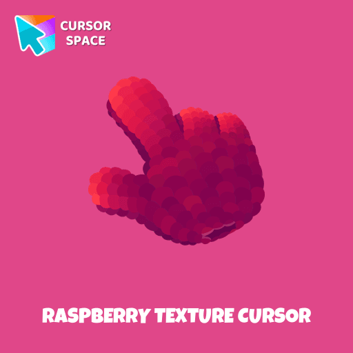 Raspberry Texture cursor pointer cursor