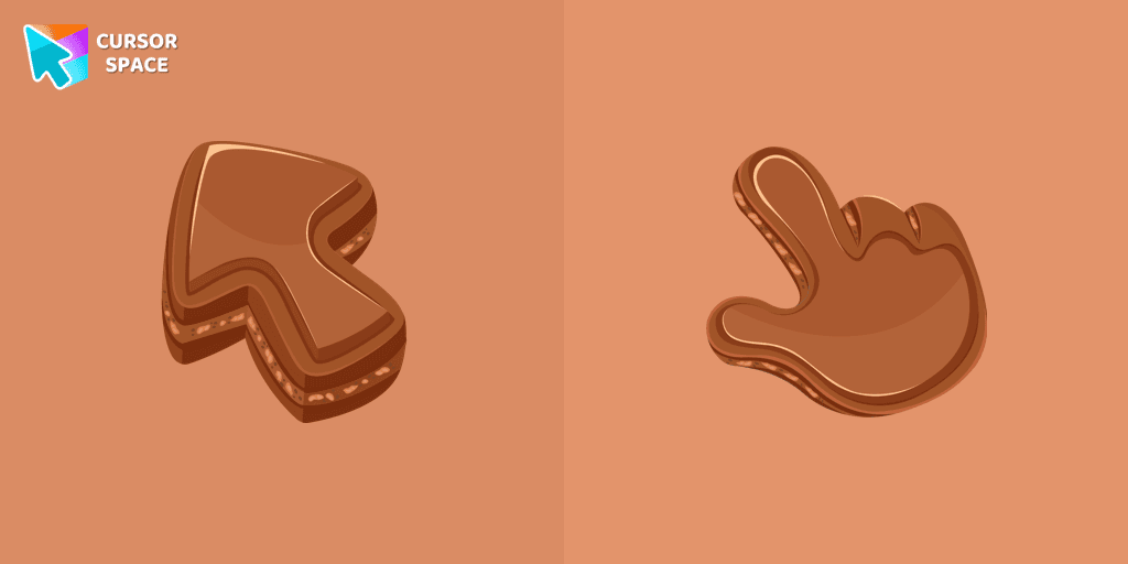Chocolate Texture cursor cursor pack